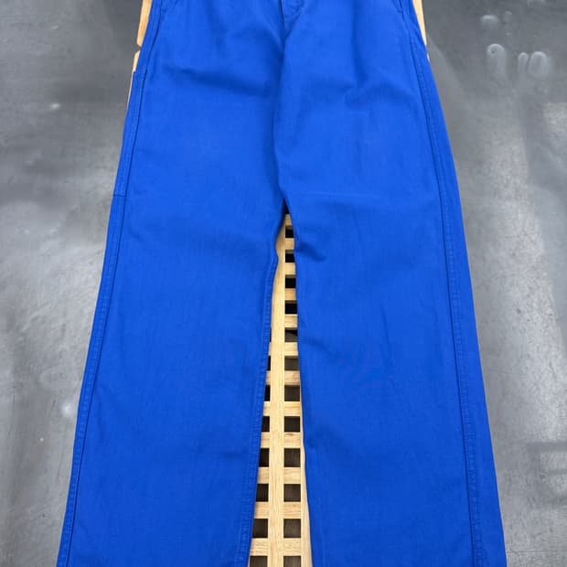 OLD VINTAGE WASHED BLUE FRENCH 프렌치워크팬츠