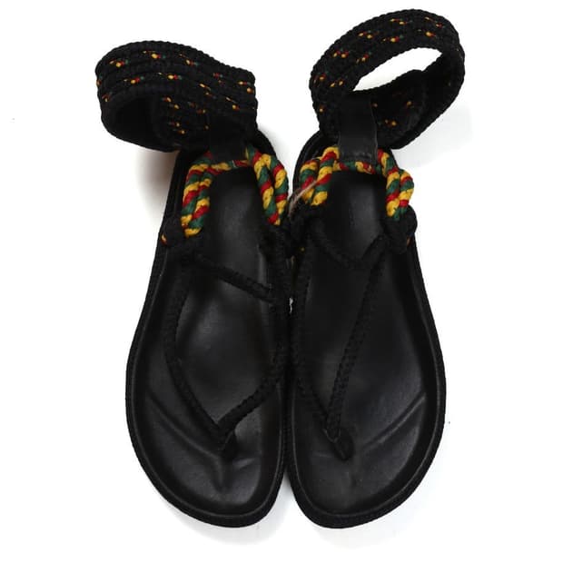 Isabel Marant 40 Black Knot Flat Sadals