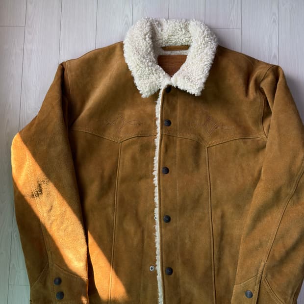 리바이스 프리미엄 웨스턴 스웨이드 트러커 라지