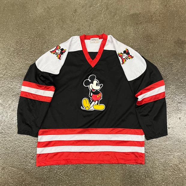 90s 빈티지 미키마우스 하키 져지 (110)
