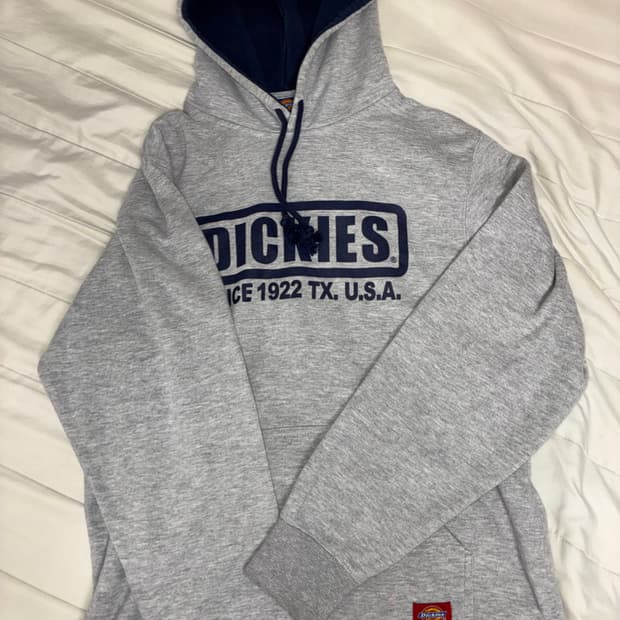 디키즈 배색 후드티