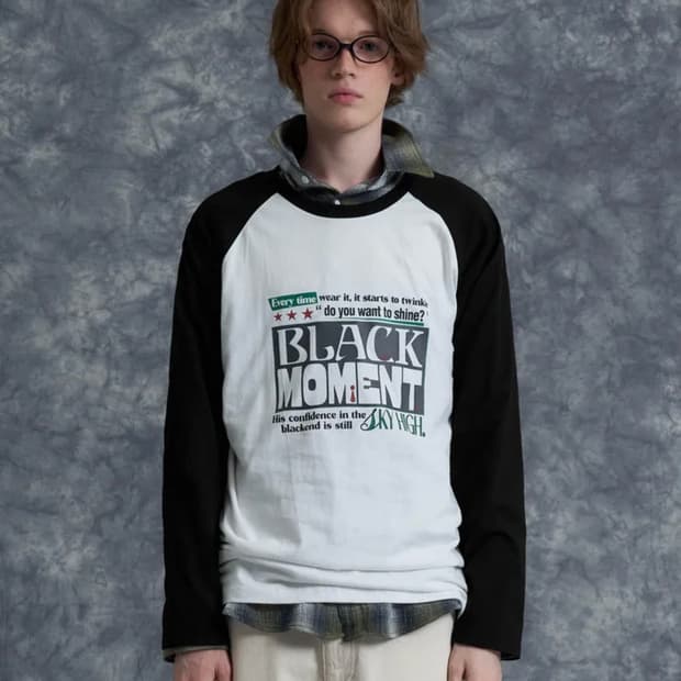 Moment Raglan LS Tee - White (M사이즈)