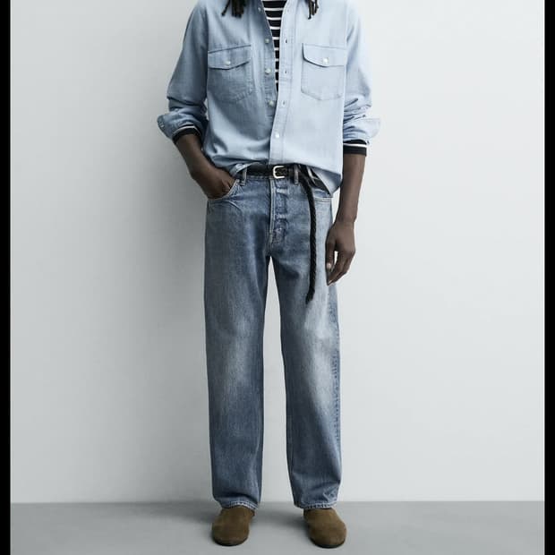 자라 zara X AAron Levine 콜라보 데님 34 사이드