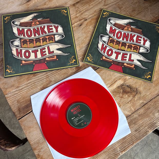 잔나비 1집 몽키호텔 LP 레드판 1회청음