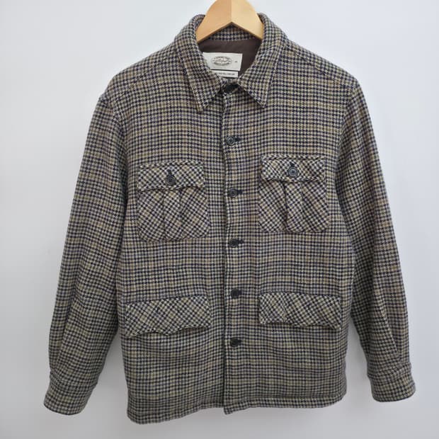 [M] 빈티지 울 체크 자켓