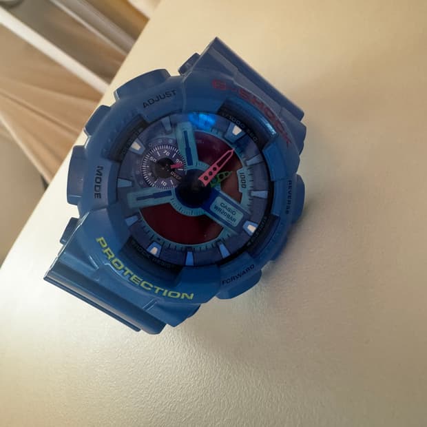 카시오 지샥 GA-110HC-2ADR 빅페이스