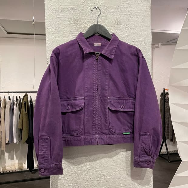 윌리 차바리아 크롭 데님 트러커 자켓