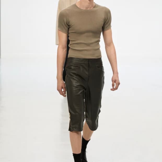 (M) rier silk tee fog