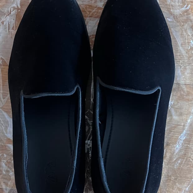 ZARA velvet shoes (39)