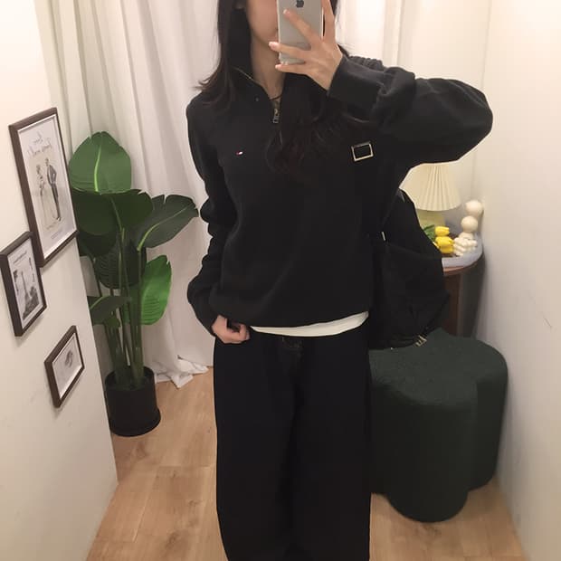 여성 타미 반집업 100