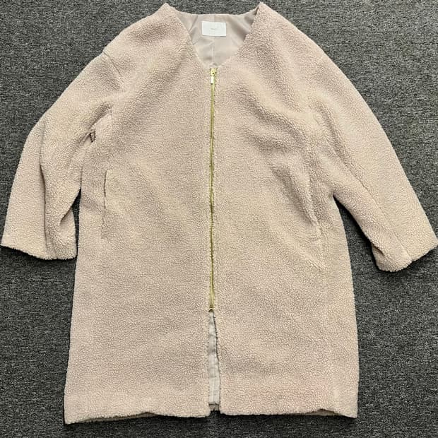 [55~66] SHUCA 슈카 아이보리 후리스코트 