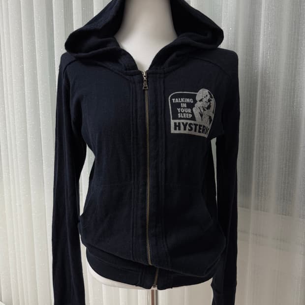 히스테릭글래머 메쉬 후드집업