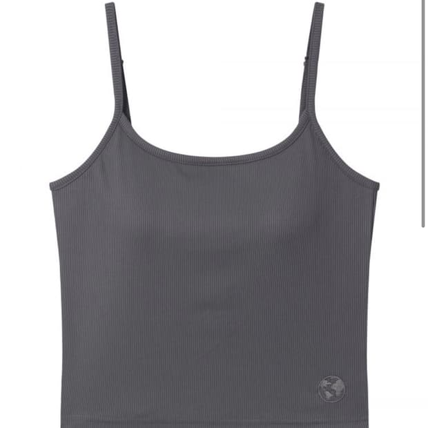 어스지구EARTHJIGAIRY BRA SLEEVELESS (GRAY)