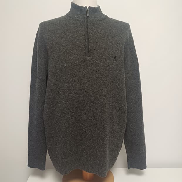 [정품] 빈폴 맨즈 캐시미어 혼방 하프집업 니트 (100/L)