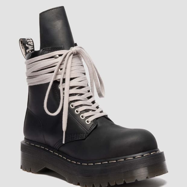 닥터마틴 x 릭오웬스 스틸토 쿼드 R0 uk 9