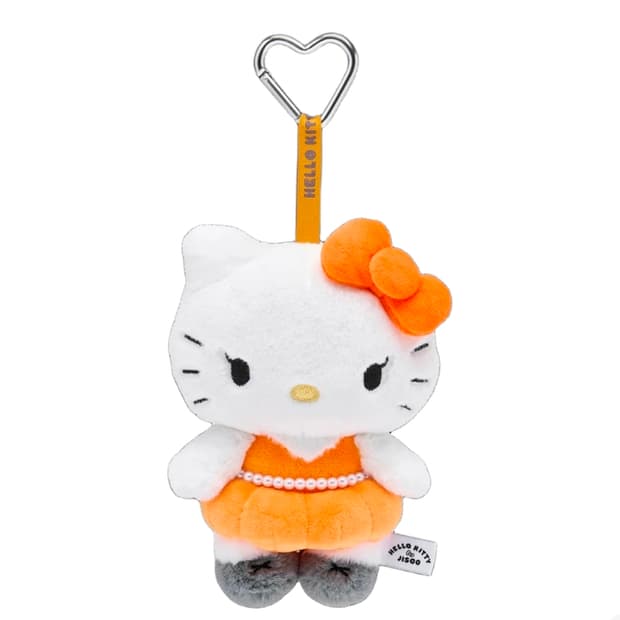 [미개봉] 헬로키티 x 지수 플러시 키링 오렌지