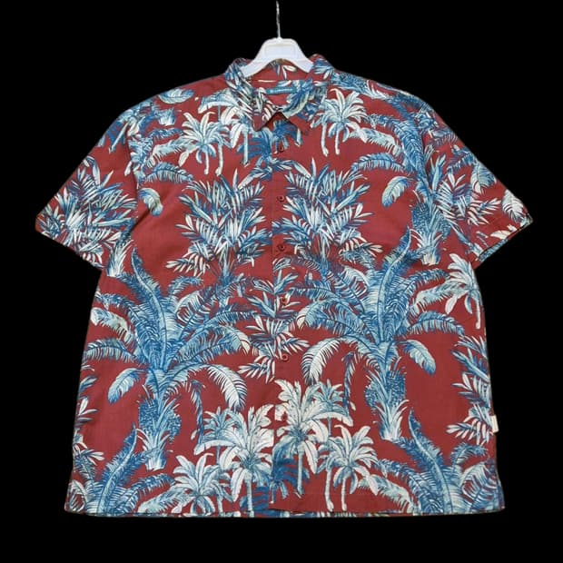 (2XL)USA 하와이안 반팔셔츠 