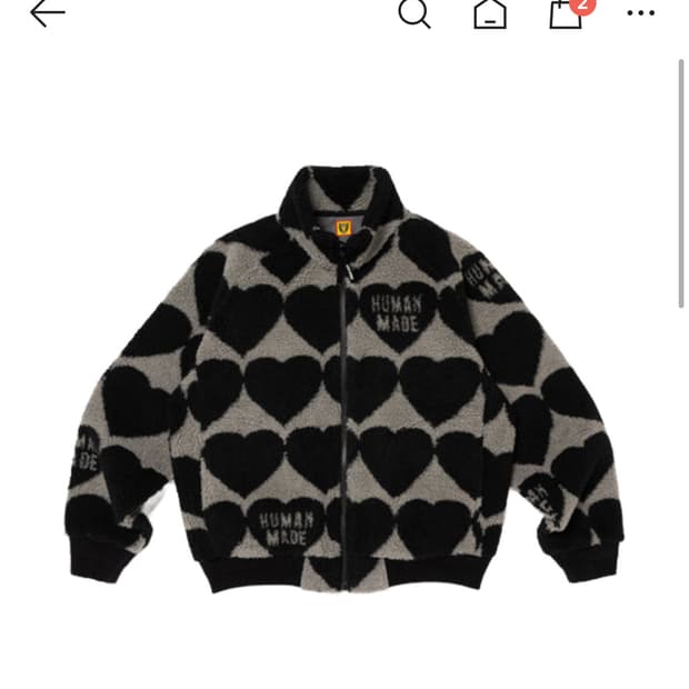 구매)휴먼메이드 하트플리스 