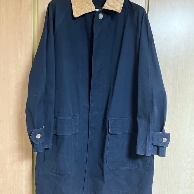 준코 시마다 코듀로이 배색 맥코트