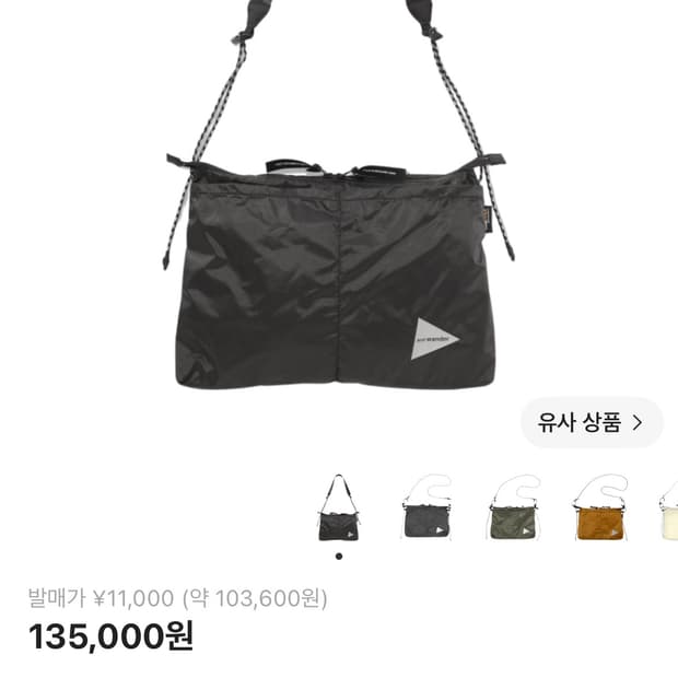 앤드원더 실 챠코슈 블랙