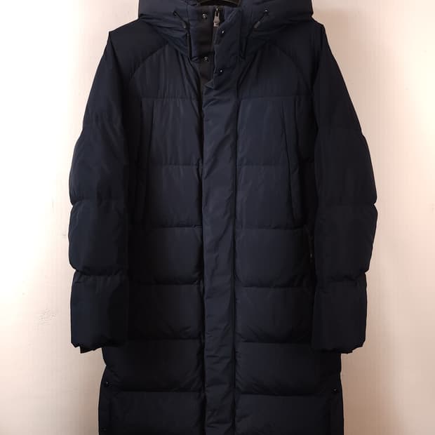 탑텐 폴라리스 롱다운후드패딩 네이비 100 L