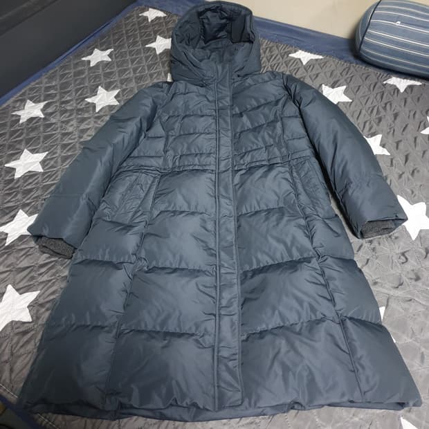 ODV 히든허리스트링 구스다운 롱패딩 (M)