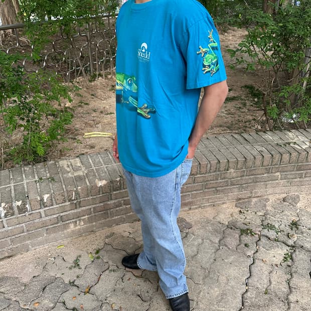 90s USA 셰드 수족관 빈티지 티셔츠