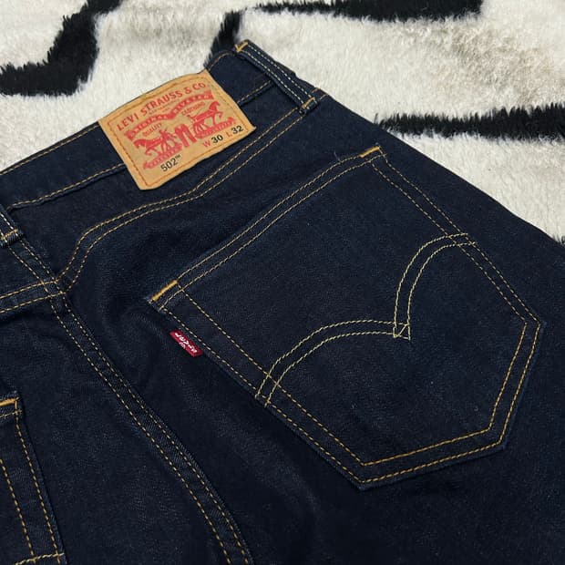 [30]리바이스502 레귤러 테이퍼핏 데님팬츠/생지/스판