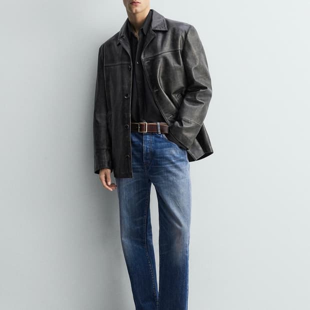 자라 / 스트레이트 앵클 핏 데님 리미티드 에디션 / 미드 블루 / 32