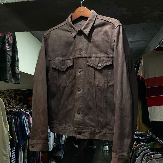 80s Levi's 리바이스 70506 브라운 트러커 자켓 (미판)