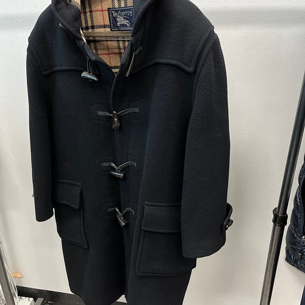 100) 버버리 울 더플코트 
