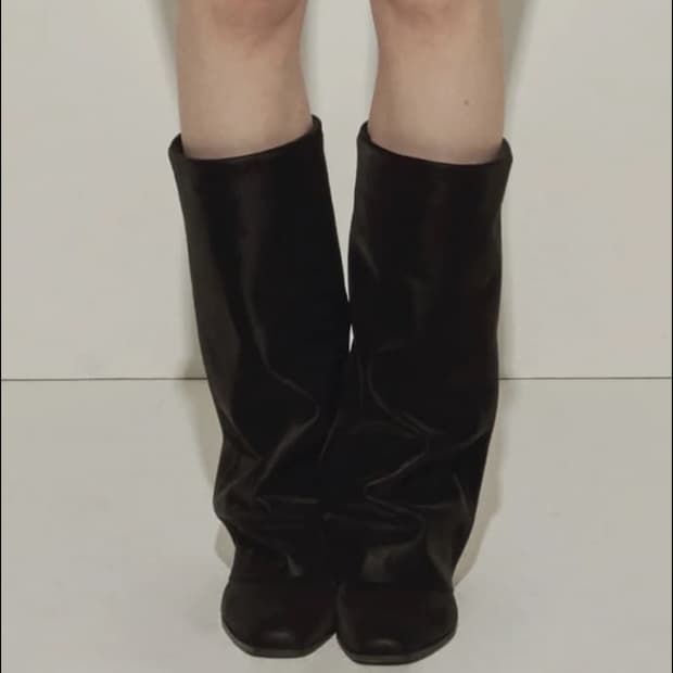 쓰리투에이티 부츠 Wrinkle Leather Boots 240