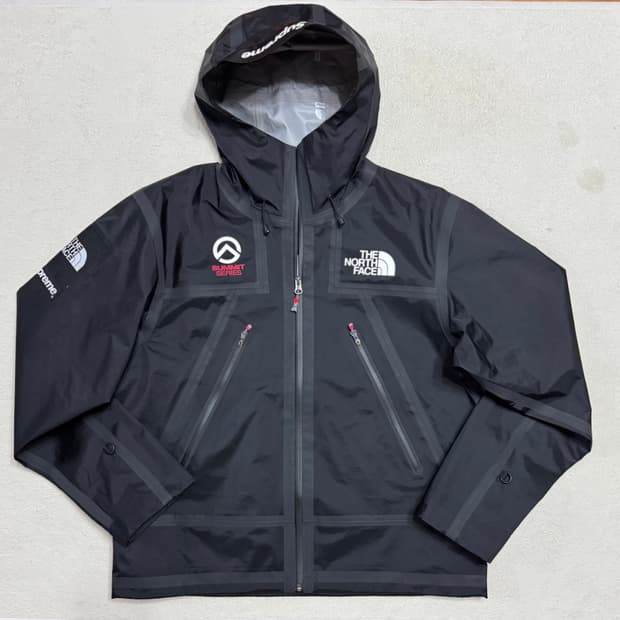 슈프림 노스페이스 서밋 아우터 테이프 심 자켓 블랙 M