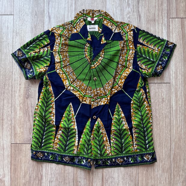 아프리카 패턴 셔츠 / L