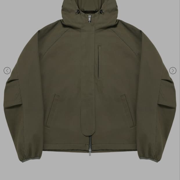 카미엔 그라운드 쉘 자켓 몰스킨 올리브