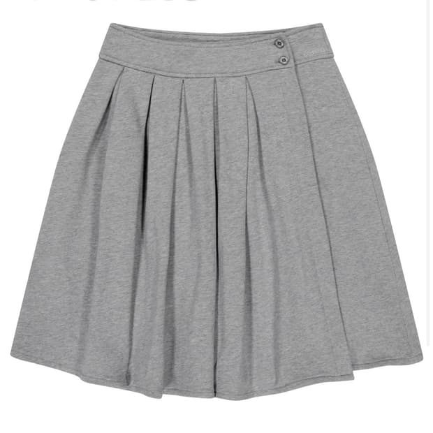 최저가/코이세이오 SWEAT WRAP SKIRT MELANGE GREY