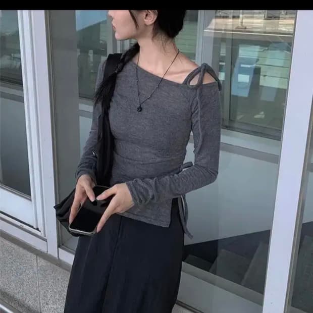 언발 오프숄더