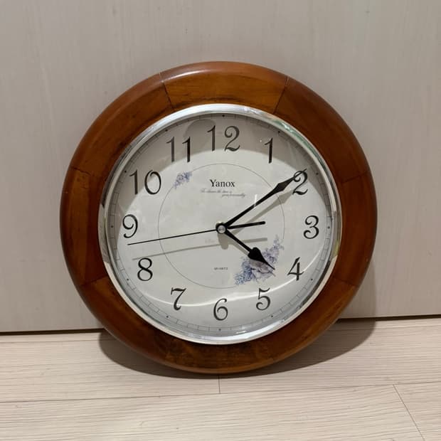 야녹스 원목 벽시계