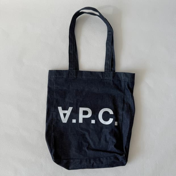 아페쎄(A.P.C) 데님 숄더 토트백