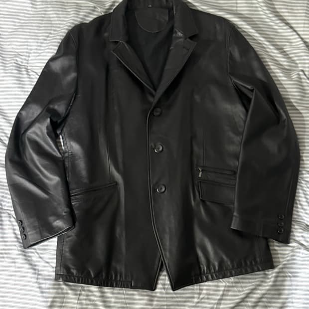 [빈티지] 양가죽 블레이저
