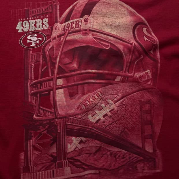 90s 프로플레이어 NFL 샌프란시스코 49ERS 티셔츠 616
