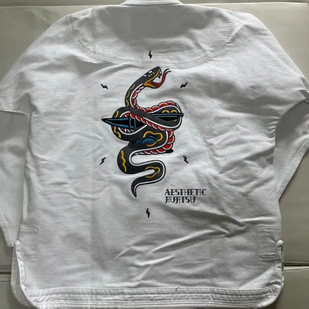 Aesthetic 올드 스쿨 주짓수 도복 상.하 세트 A-2H