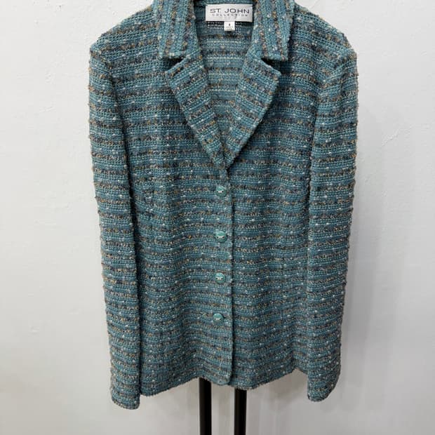 정품) St. John 컬렉션 센존 세인트존 트위드 자켓 4