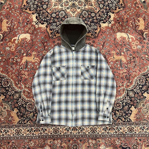 피어스 블랙아웃 GRAZE ZIP SHIRT HOODIE