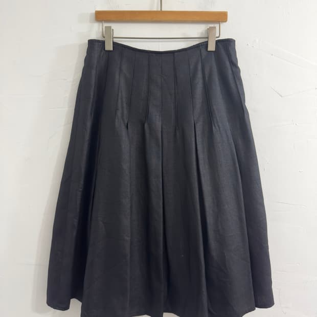 emma james pleats midi skirt