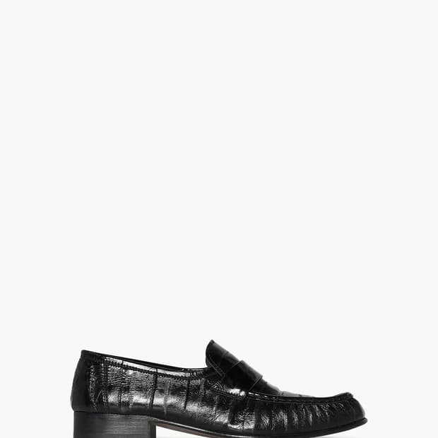 [41.5]더로우 eel skin loafer