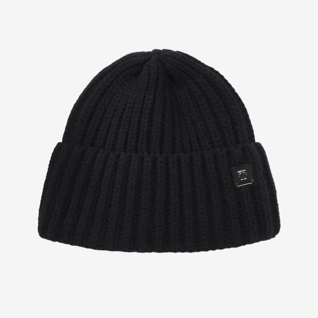 Wool Volume Beanie [ Black ]