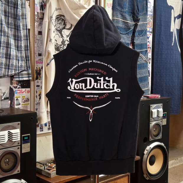 본더치 레이어드 후드 베스트