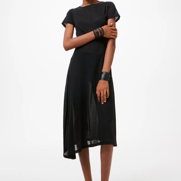 [34,36,38]아워레가시 RAGGED 드레스/블랙