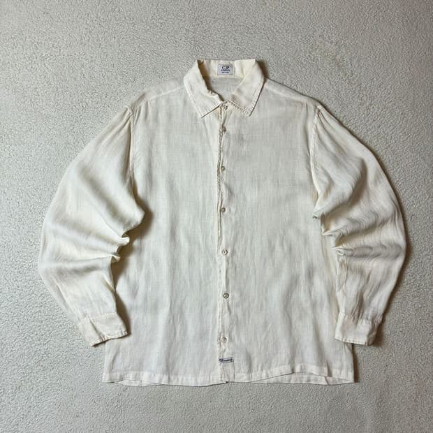 cp컴퍼니 90's 린넨 솔리드 셔츠 PN7239